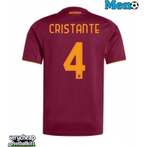 AS Roma Bryan Cristante #4 Replica Home Shirt 2025-26 Short Sleeve